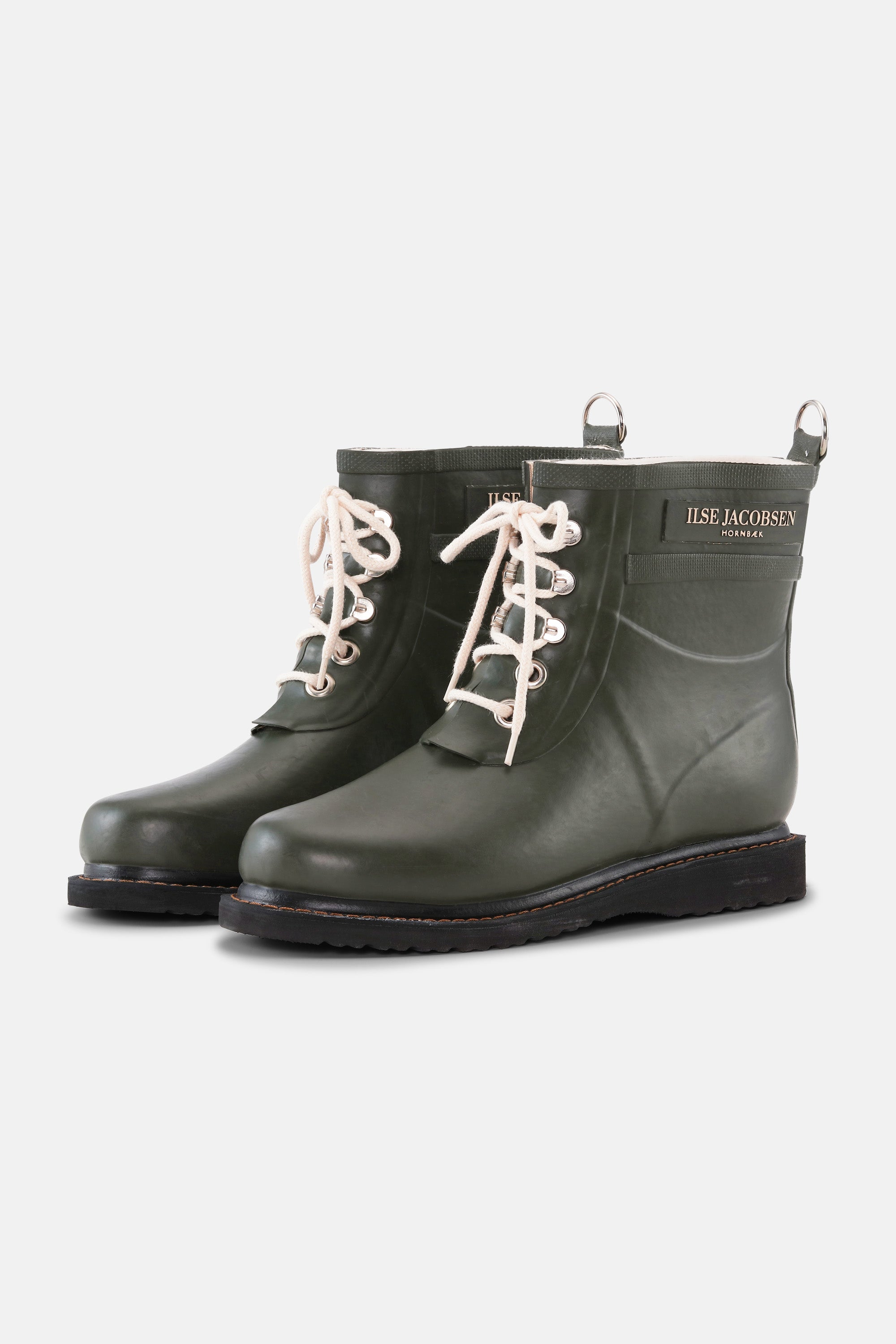 Ilse Jacobsen Hornbæk Footwear Kurze Gummistiefel Rain boots 41 Army